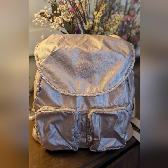 Kipling Metallic Backpack - Picture 3 of 12